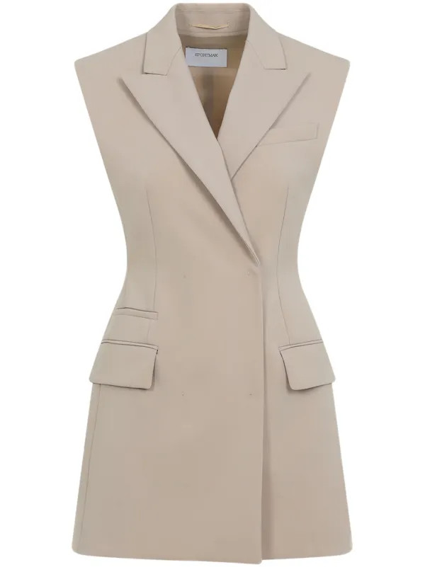 Sportmax Pegli Gilet | Neutrals | FARFETCH BR | Farfetch (BR)