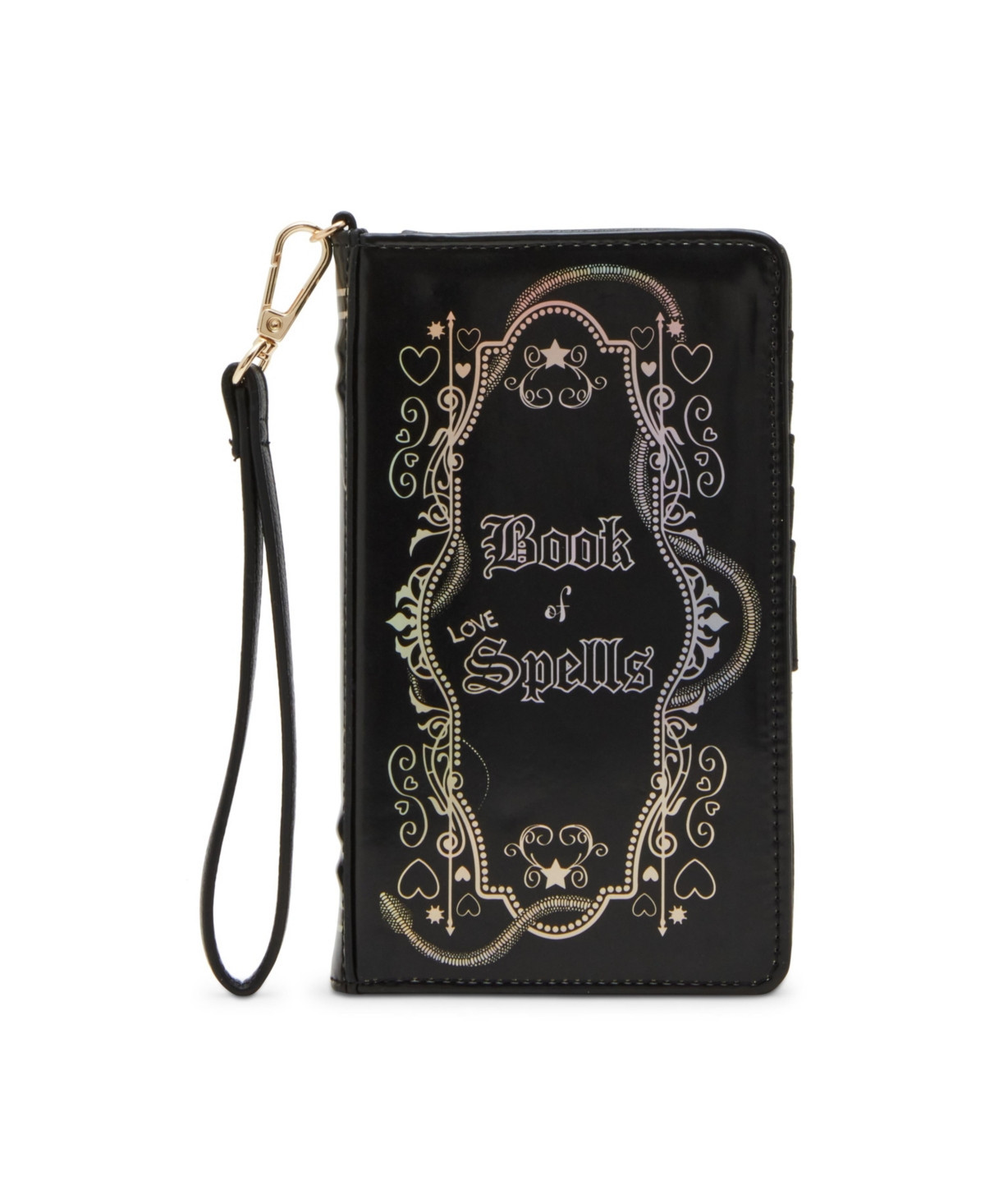Betsey Johnson Book of Spells Wristlet Wallet - Black | Macy's