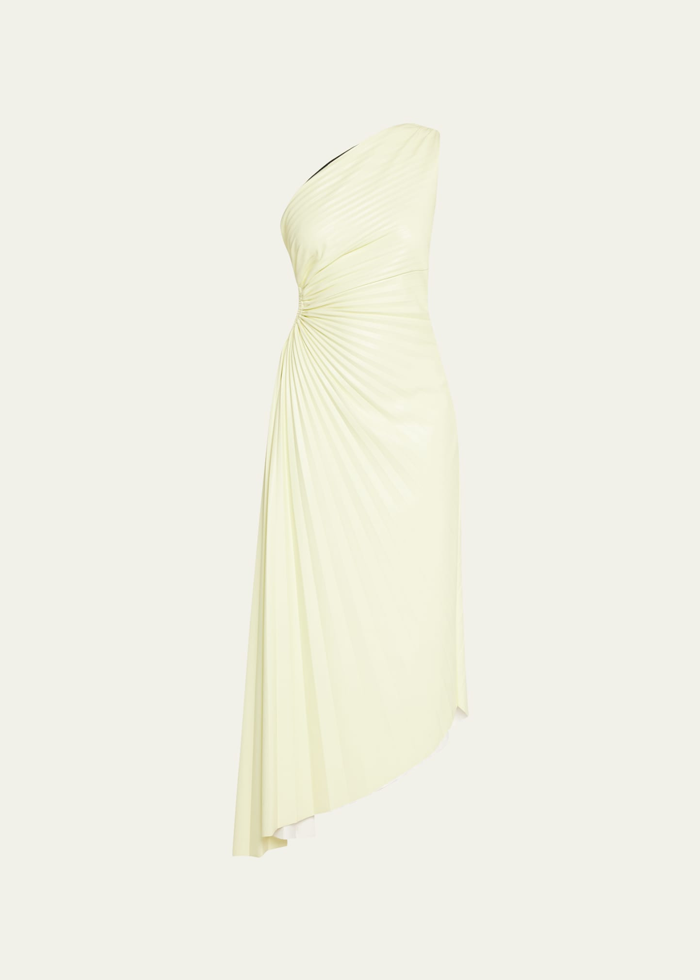 Delfina Cut-Out Pleated Midi Dress | Bergdorf Goodman