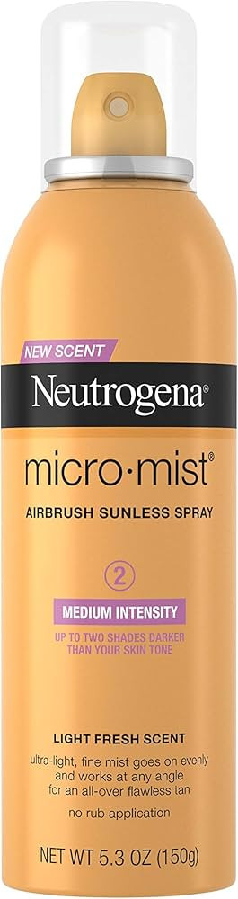 Neutrogena Micromist Airbrush Sunless Tanning Spray, Gradual Sunless Indoor Tanner with Witch Haz... | Amazon (US)