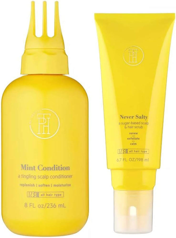 TPH By Taraji Hair And Scalp Treatment Set! Mint Scalp Conditioner Helps Scalp And Hair Replenish... | Amazon (US)