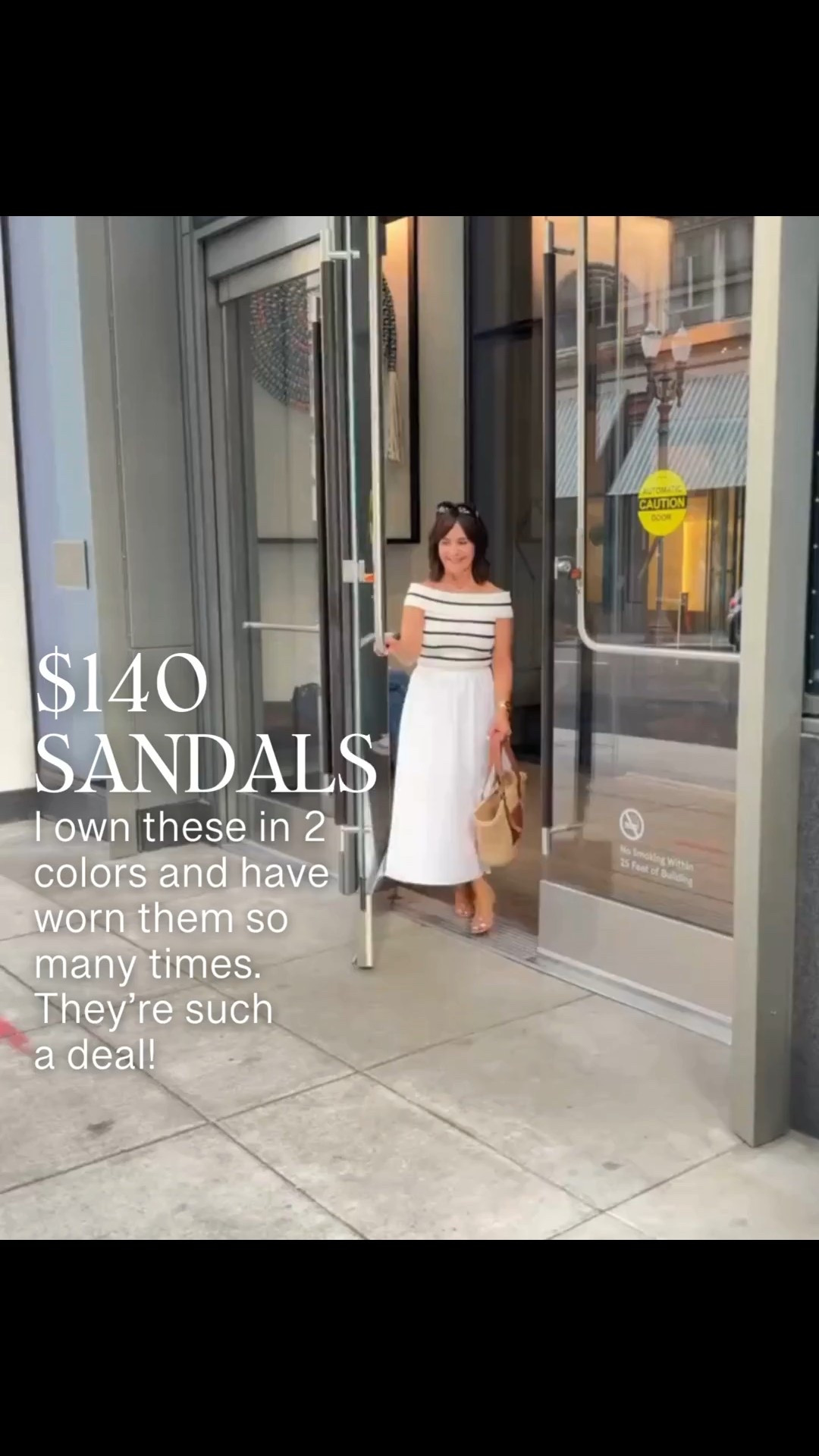 You'll wear these sandals so much and for $140, they're a deal! Dress is old Milly 

 

#LTKSeasonal #LTKOver40 #LTKWedding