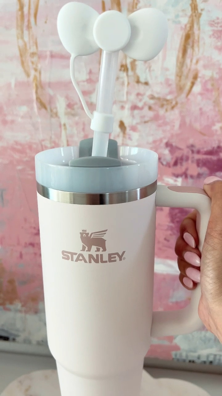 The cutest straw bow toppers! Fits the Stanley cup straw perfectly! A pack of 3 for under $4! 

#LTKFindsUnder50 #LTKVideo #LTKSaleAlert