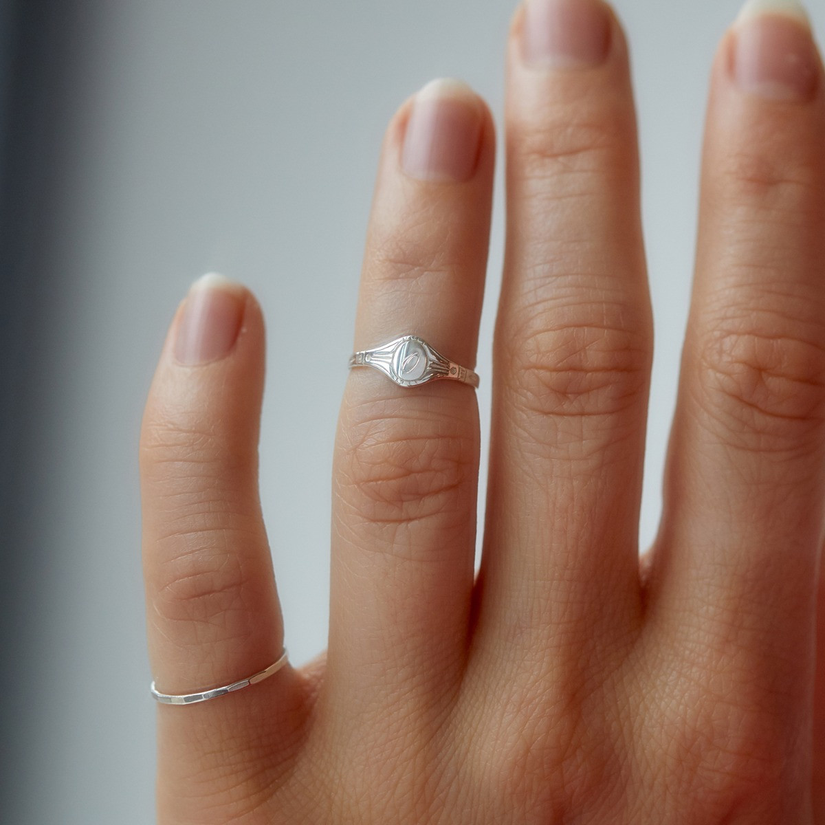 Baby Cygnet Ring, Silver | Catbird