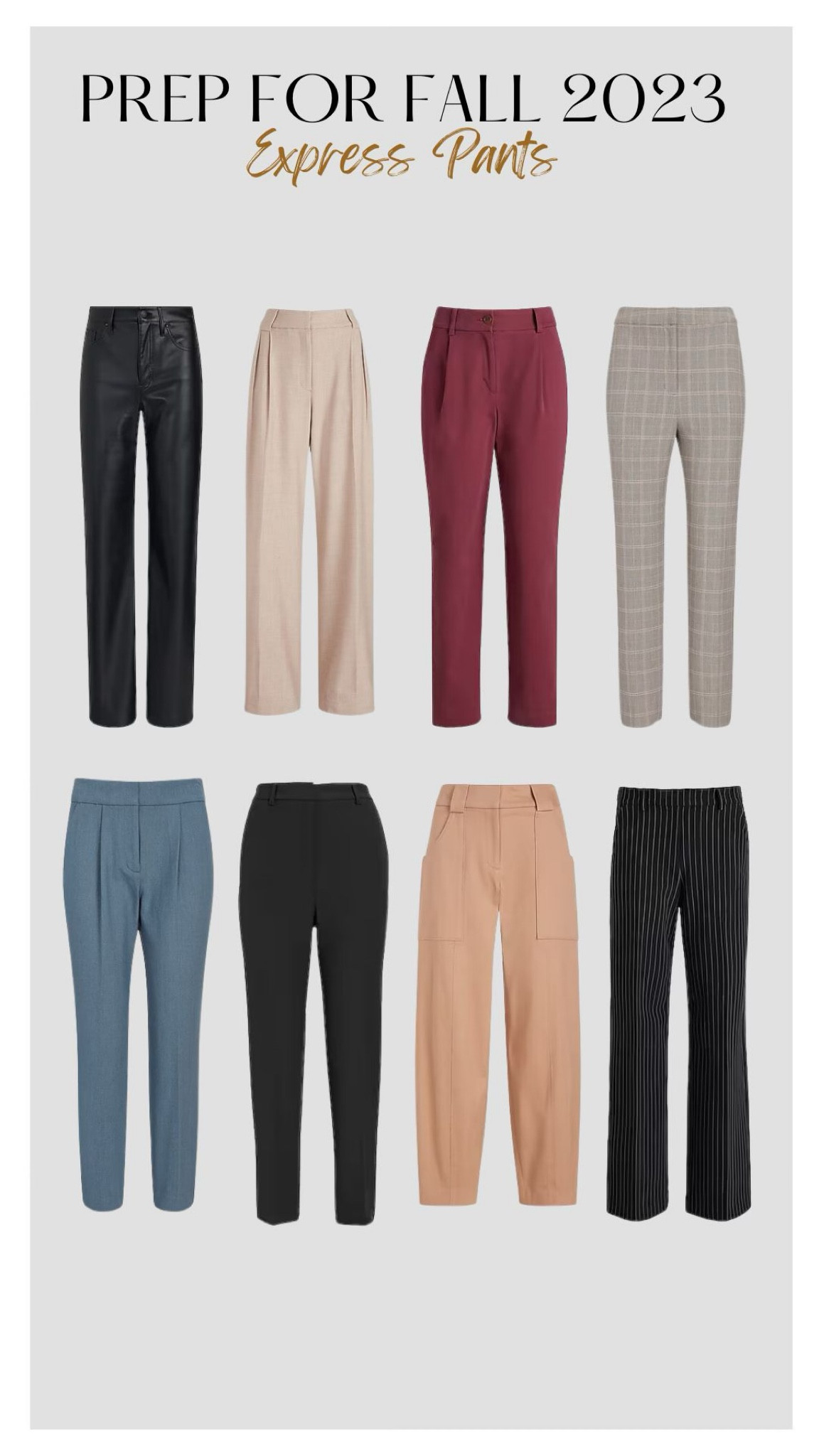 Gotta say I love pants! Specially for the Fall season. Here are some pants you don’t want to miss from Express ❤️