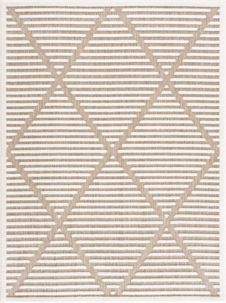 Anah Geometric Indoor Outdoor Rug - Boho High Low Textured Area Carpet - Performance Carpet for P... | Amazon (US)