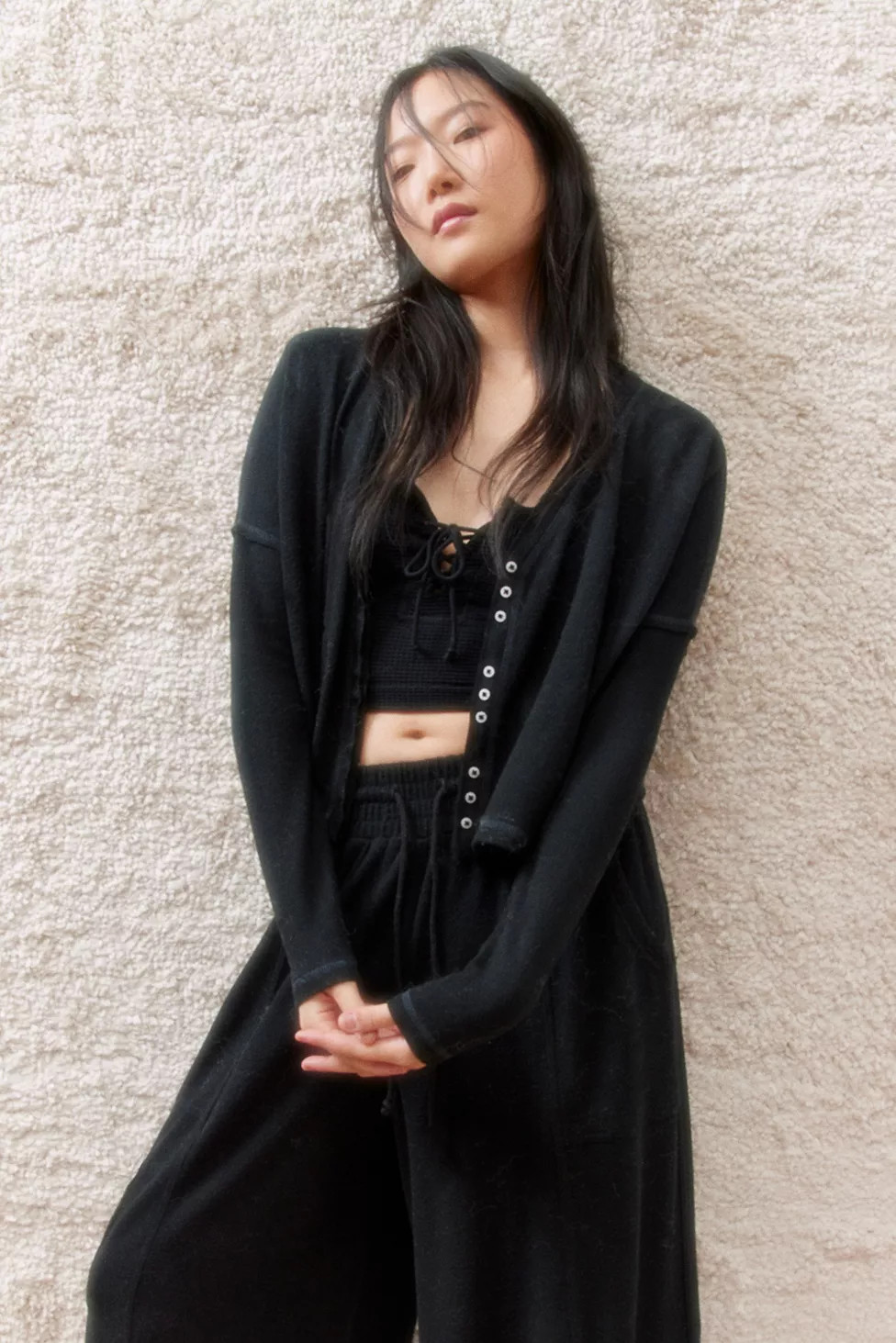 Out From Under BouncePlush Chloe Button-Up Top | Urban Outfitters (US and RoW)