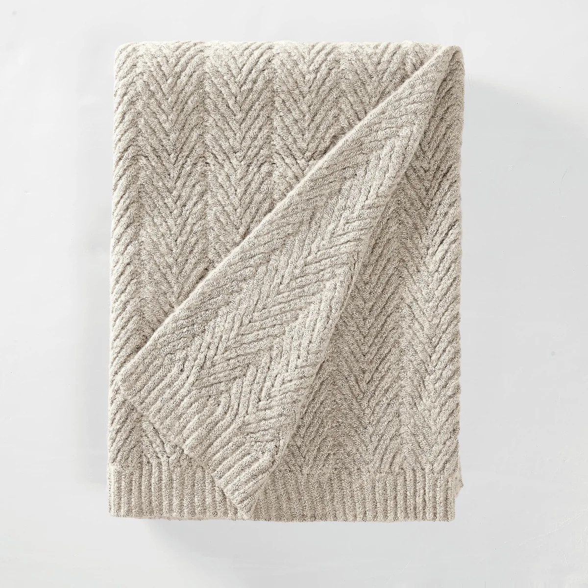 Frye Chevron Faux Mohair Throw Blanket | Wayfair North America