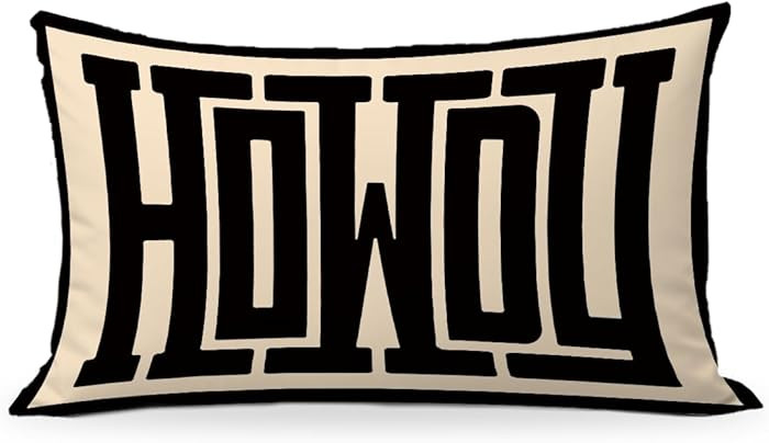 Howdy Pillow Cover 12x20, Western Southwestern Throw Pillows Cover for Cowgirl Cowboy Room Bedroo... | Amazon (US)
