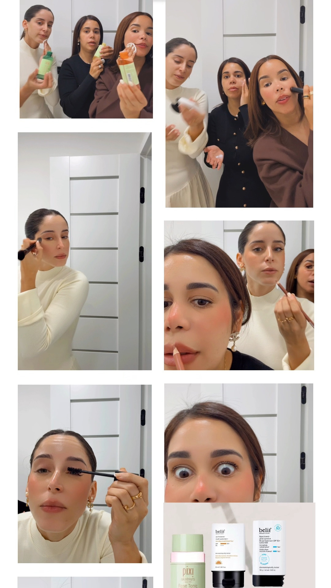 GRWU essentials we can’t live without 
Starting with a fresh base using Pixi  Tonic, followed by Belif UV Protector and Belif Aqua Bomb Glow Stick SPF 50+ for that radiant, protected glow.
For lashes, it’s all about the YSL Mascara for that bold finish.
On the lips, I’m loving Morphe Lip Liner + Lipstick Duo for the perfect everyday nude.

A simple but flawless routine 💄

#PixiBeauty #Belif #YSLBeauty #Morphe


#LTKNYFW #LTKFallSale #LTKCon