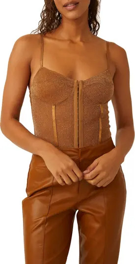 Shimmer Night Rhythm Corset Bodysuit | Nordstrom