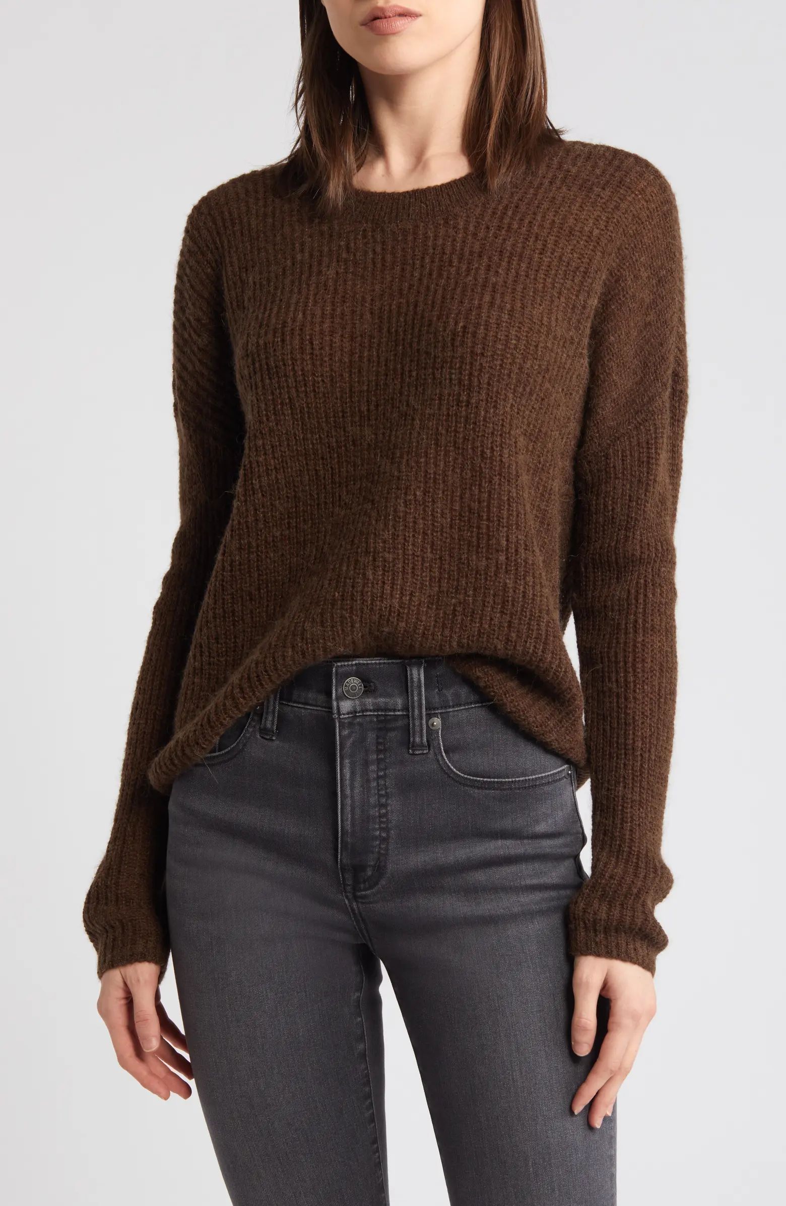 Madewell Ribbed Crewneck Sweater | Nordstrom | Nordstrom