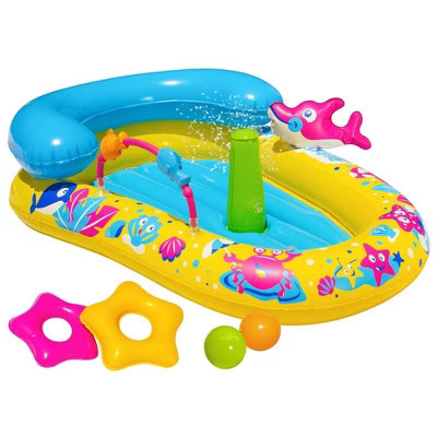 Banzai Splash Discovery Activity Center: Baby Float & Water Toys | Target