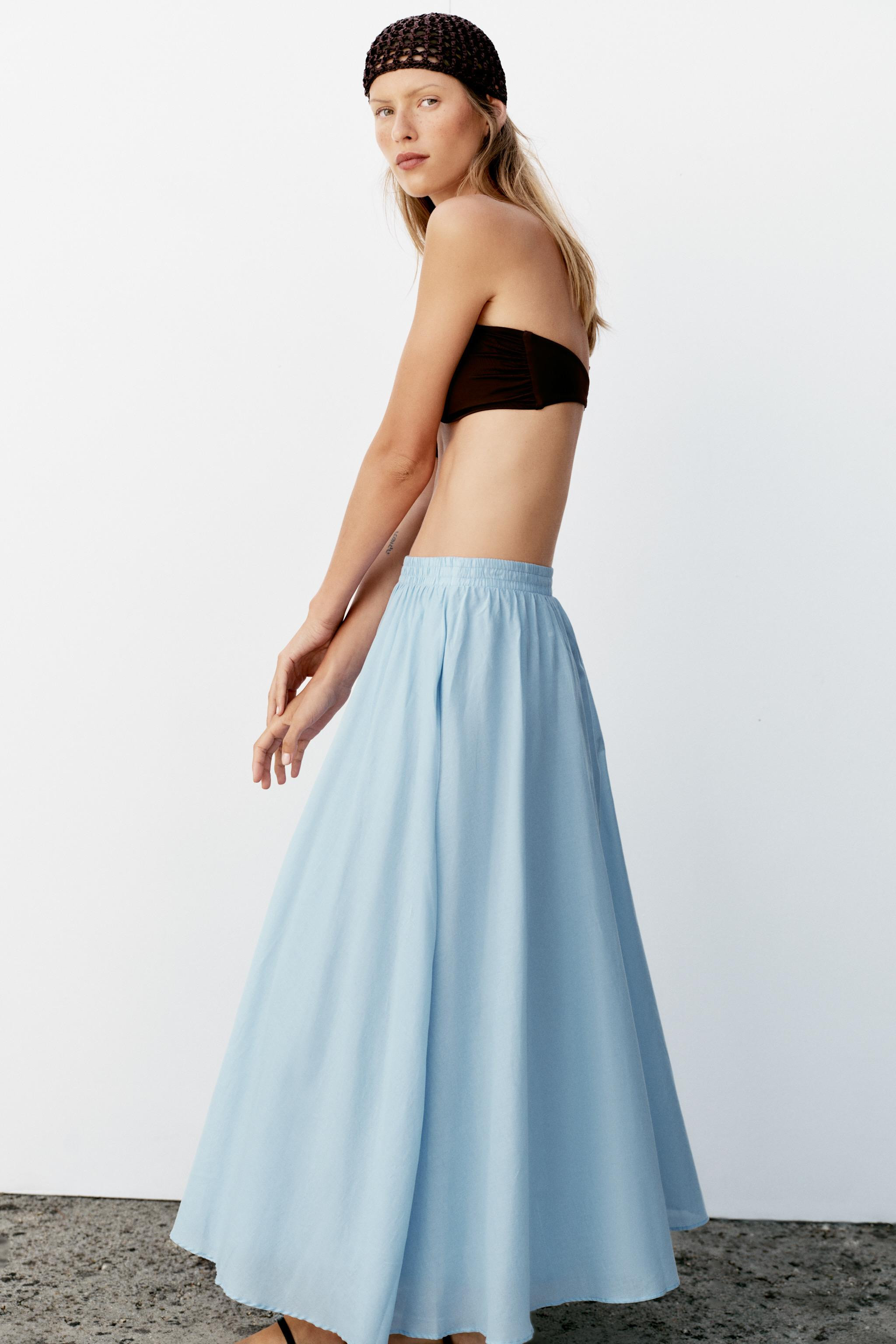 CAPE MIDI SKIRT | Zara US