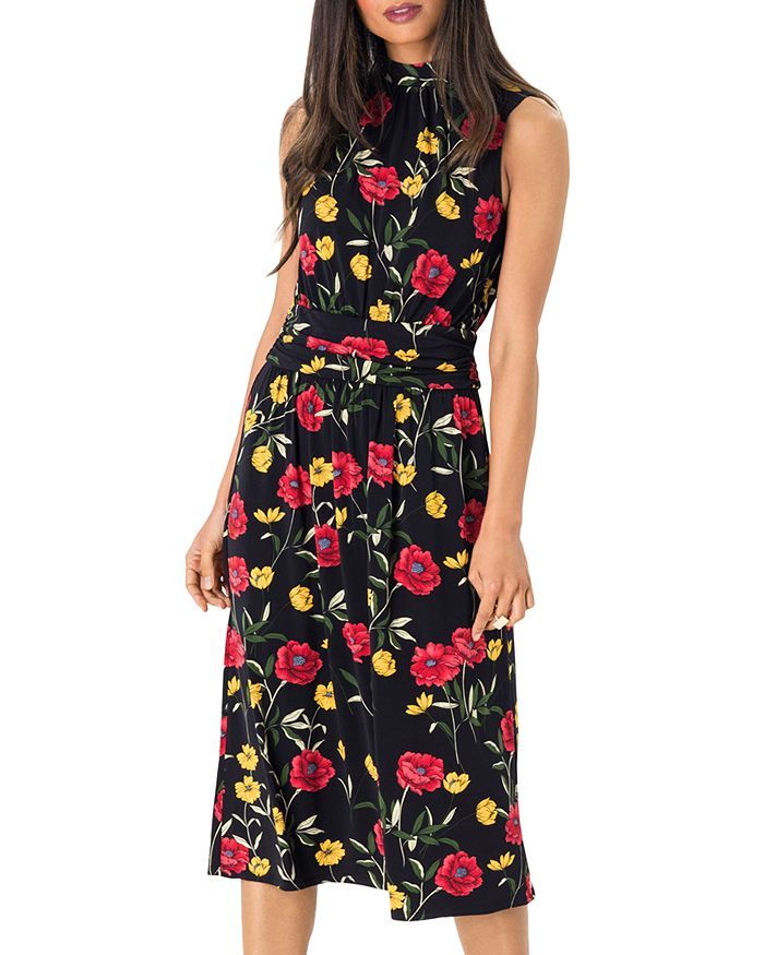 Aria Sleeveless Printed Mock-Neck Dress | Bloomingdale's (US)