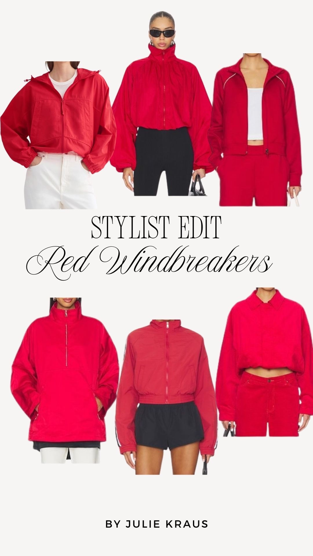 A red windbreaker/track jacket edit!

#LTKOver40