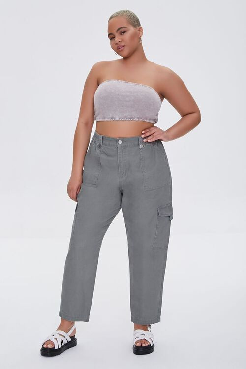 Plus Size Cargo Ankle Pants | Forever 21 (US)