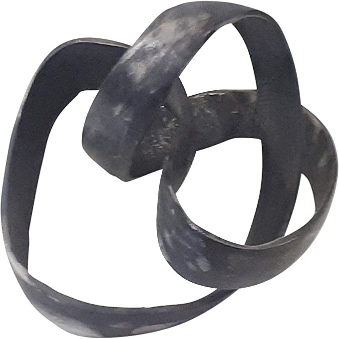 Sagebrook Home 14585-03 Aluminum Knot Sculpture, 7", Black, 9 x 9 x 7 | Amazon (US)