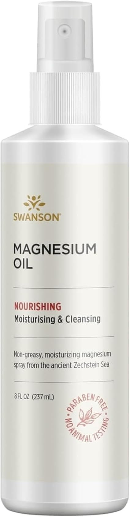 Swanson Magnesium Oil Spray Zechstein Magnesium Soothes Muscles Nourishes Skin Stress Relief Slee... | Amazon (US)