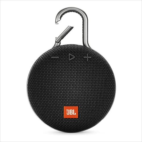 JBL Clip 3, Black - Waterproof, Durable & Portable Bluetooth Speaker - Up to 10 Hours of Play - Includes Noise-Cancelling Speakerphone & Wireless Streaming | Amazon (US)