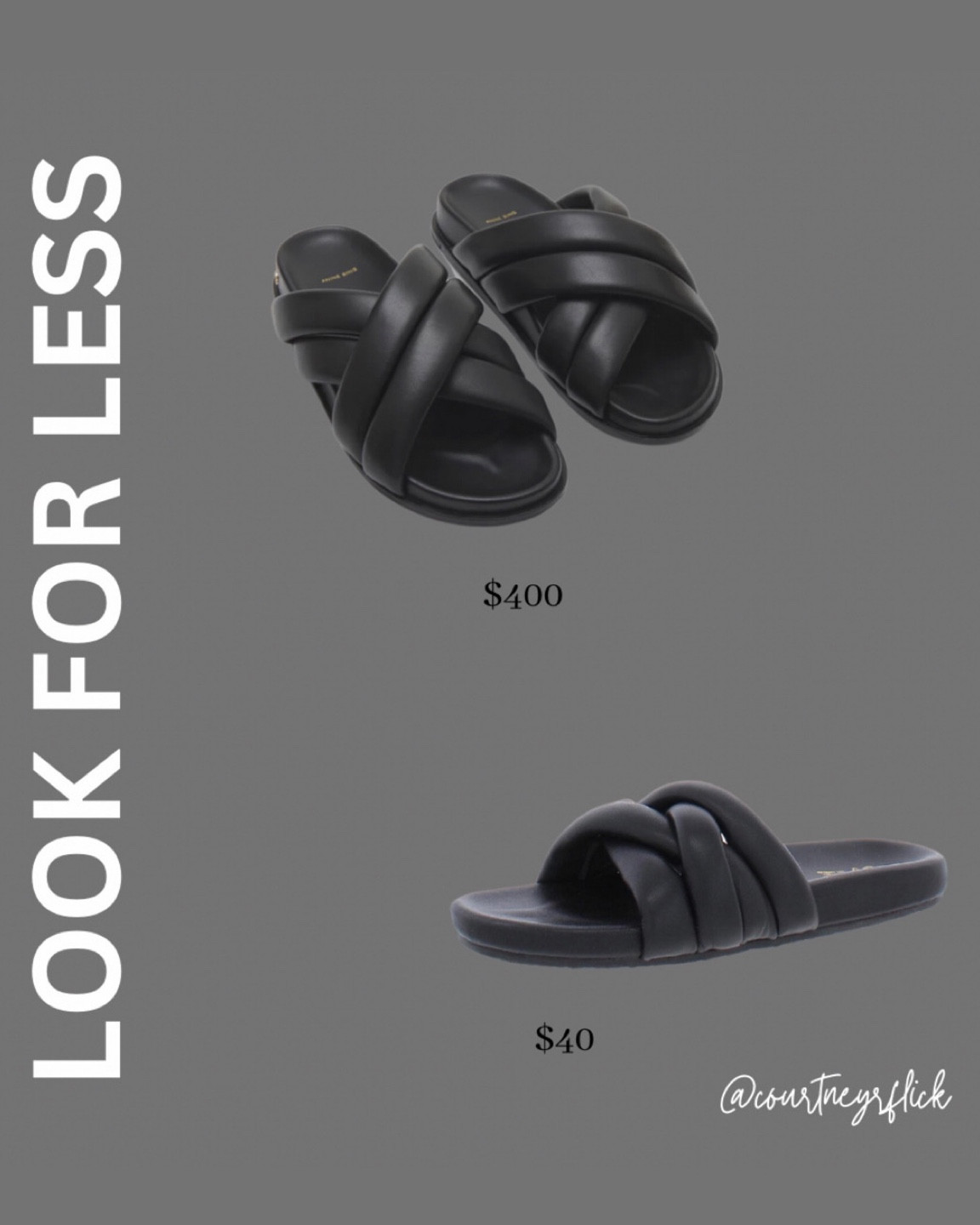 Look for less slides! Designer dupes!

#LTKstyletip #LTKshoecrush #LTKunder50