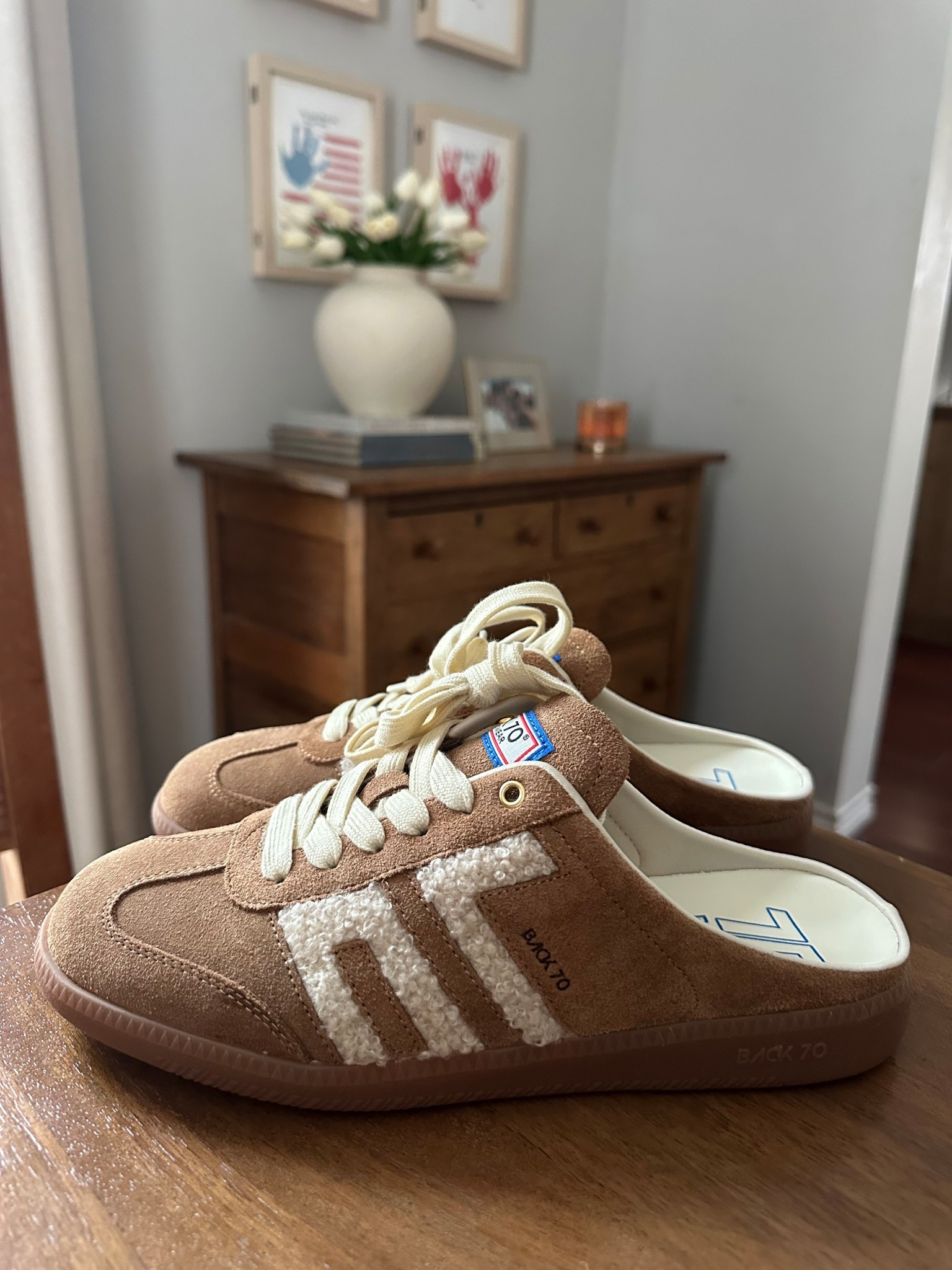 Suede sneaker mules I wear a 8.5 and ordered a size 39 