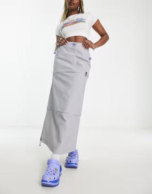 Basic Pleasure Mode multiway zip off cargo skirt in grey | ASOS (Global)