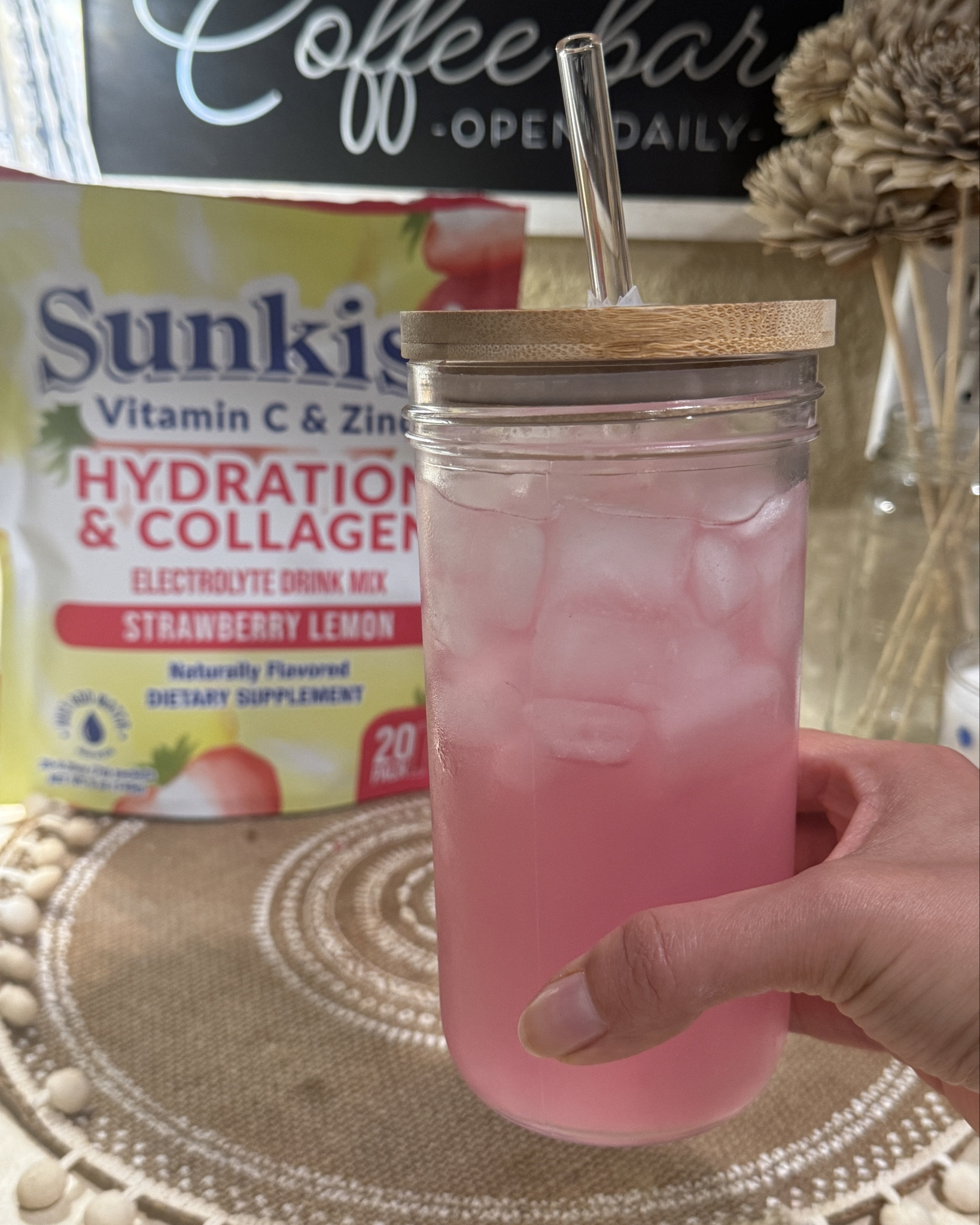 Sunkist hydration & collagen mix

#LTKFitness #LTKHome #LTKStyleTip