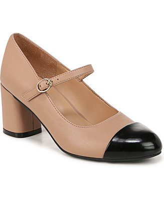 Naturalizer Lovable Mary-Jane Cap Toe Pumps - Macy's | Macy's