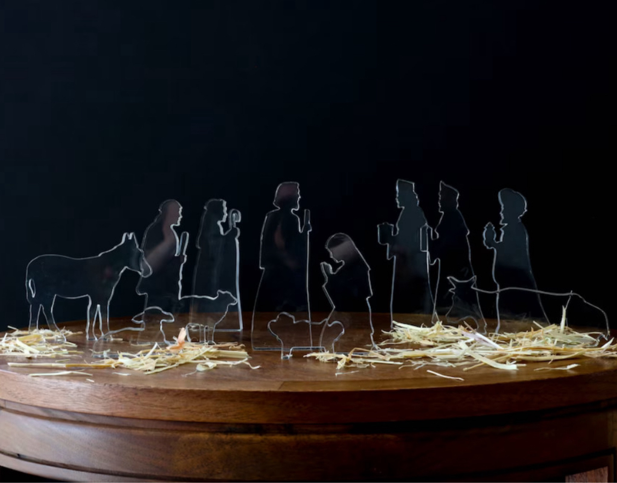 Modern nativity scene