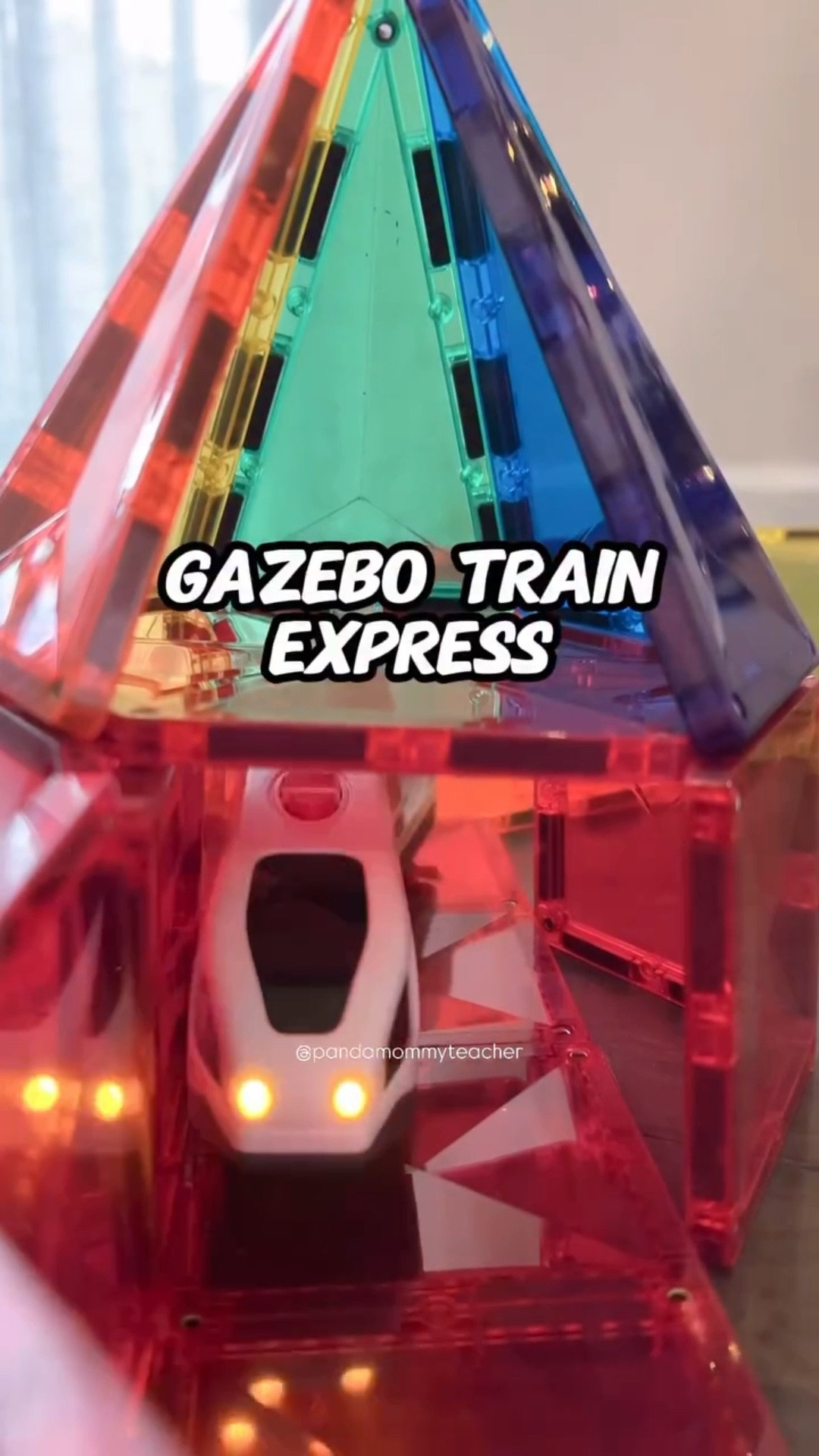 🚆 Gazebo Train Express — Magnetic Tile Build!

All aboard! This Gazebo Train Express made from magnetic tiles is a brand-new build I just added to my Magnetic Tiles Unlimited Book 🎉

✨ Already own the book? Re-download the updated version to get this build for FREE.
✨ New here? The book now includes over 65 magnetic tile play ideas—and keeps growing with new builds added regularly.

#magnetictiles #stemplay #trainplay #openendedplay #kidsactivities