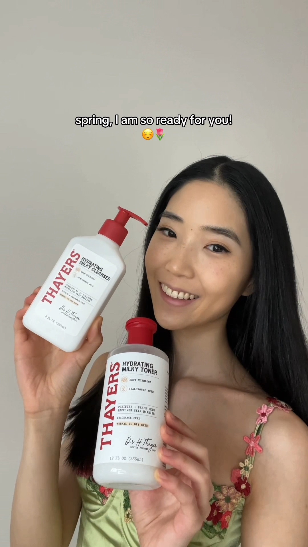 #ad Thanks to the Thayers Hydrating Milky Cleanser & Milky Hydrating Face Toner, my skin has stayed nourished all winter ❄️ And now we’re so ready for spring!!🌷
 
@Target @thayers #TargetPartner #target #ThayersPartner #targetstyle 

#LTKmorningroutine #LTKgrwm #LTKBeauty