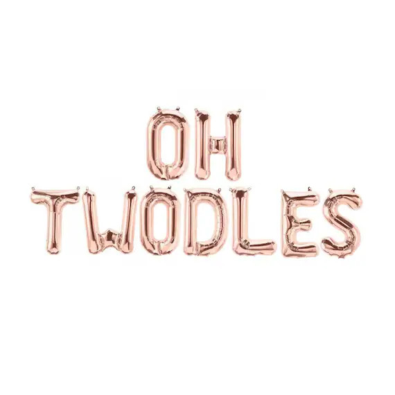 OH TWODLES 16 Rose Gold Balloons  2nd Birthday Rose | Etsy | Etsy (US)