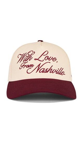 Rustler Hat Co. With Love From Nashville Hat in Red. | Revolve Clothing (Global)