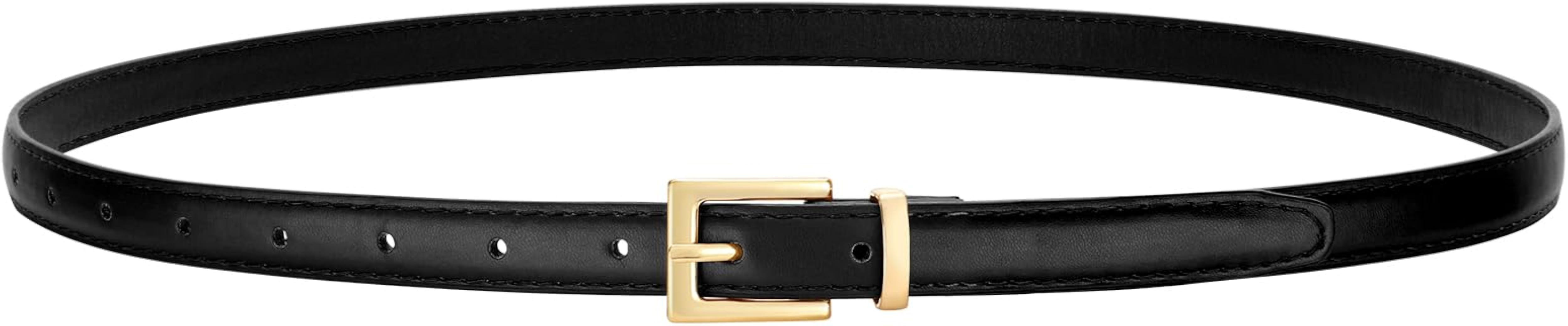 VONMELLI Leather Thin Belts for Women, Fashion Women's Skinny Belts Thin Ladies Belts for Jeans D... | Amazon (US)