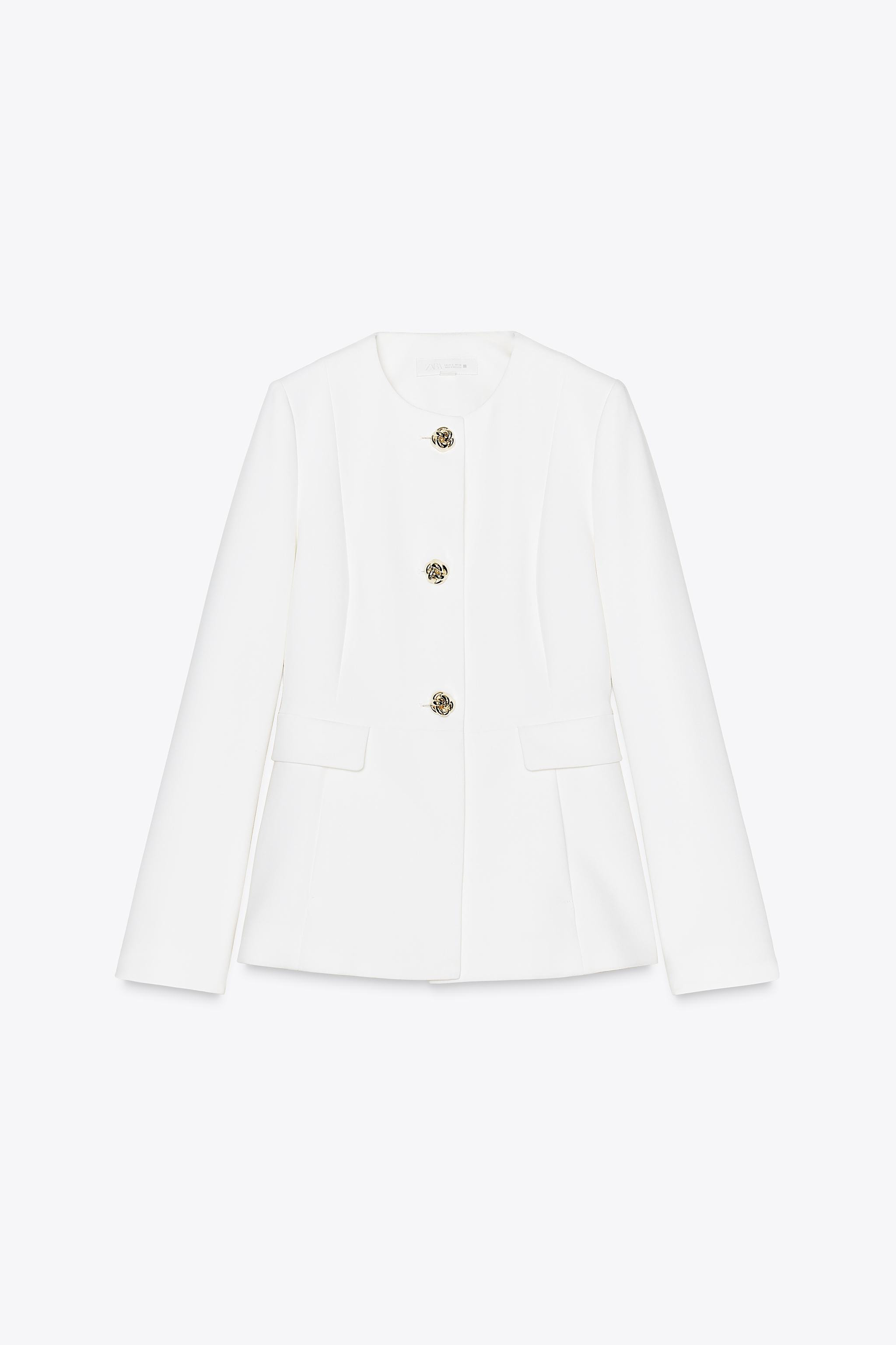 TAILORED ROUND NECK BLAZER | Zara UK