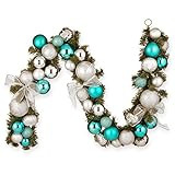 National Tree 6 Foot Silver and Blue Mixed Ornament Garland (RAC-16004) | Amazon (US)