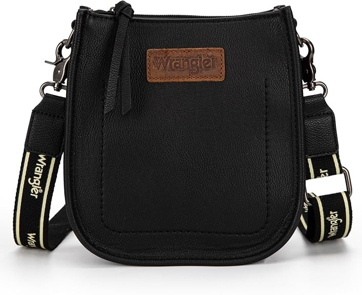 Wrangler Small Crossbody Bag for Women Western Shoulder Purse with Adjustable Strap | Amazon (US)