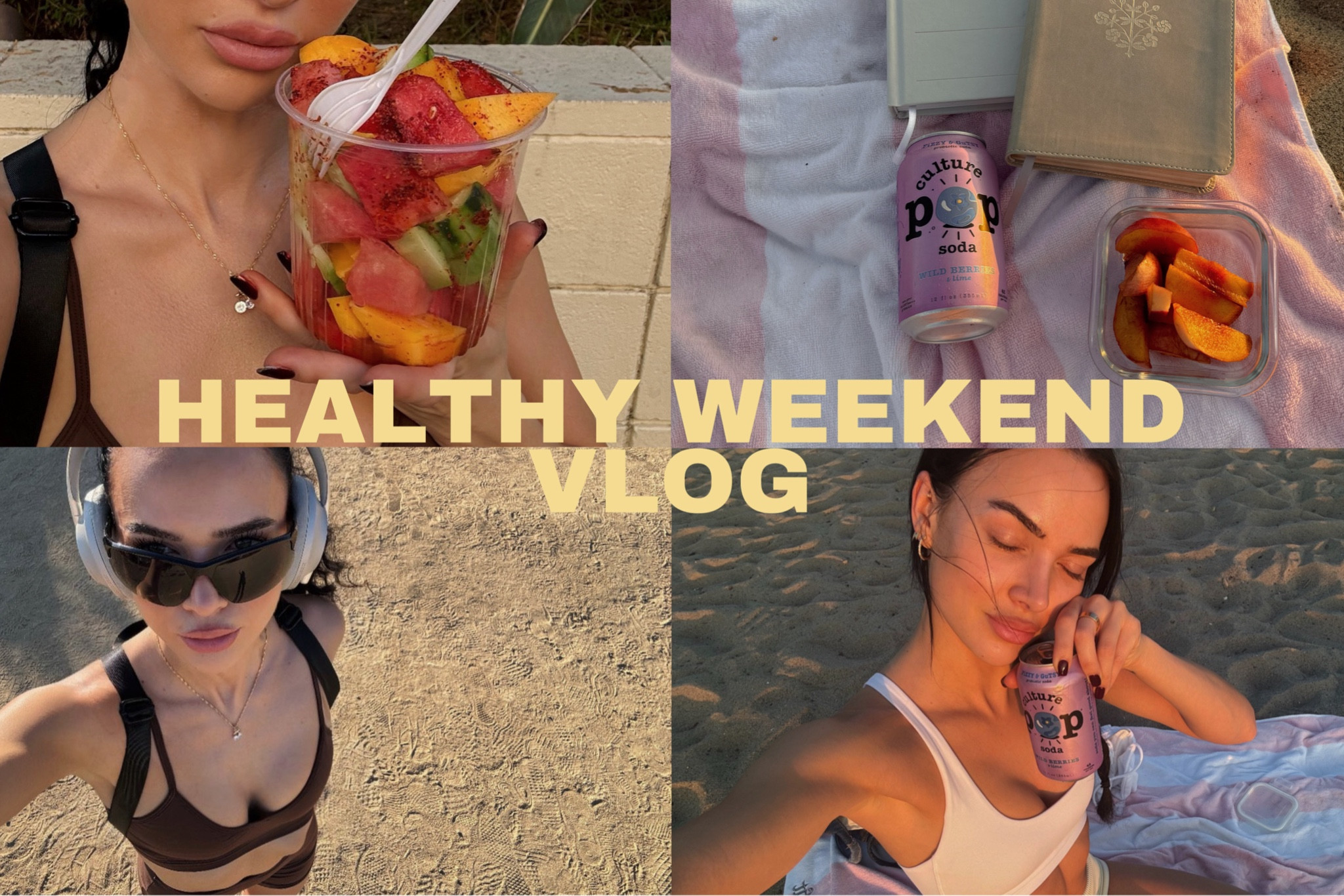 working out, hair/skincare, and staying hydrated…weekend vlog