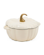 4qt Cast Iron Covered Pumpkin Dutch Oven | Marshalls