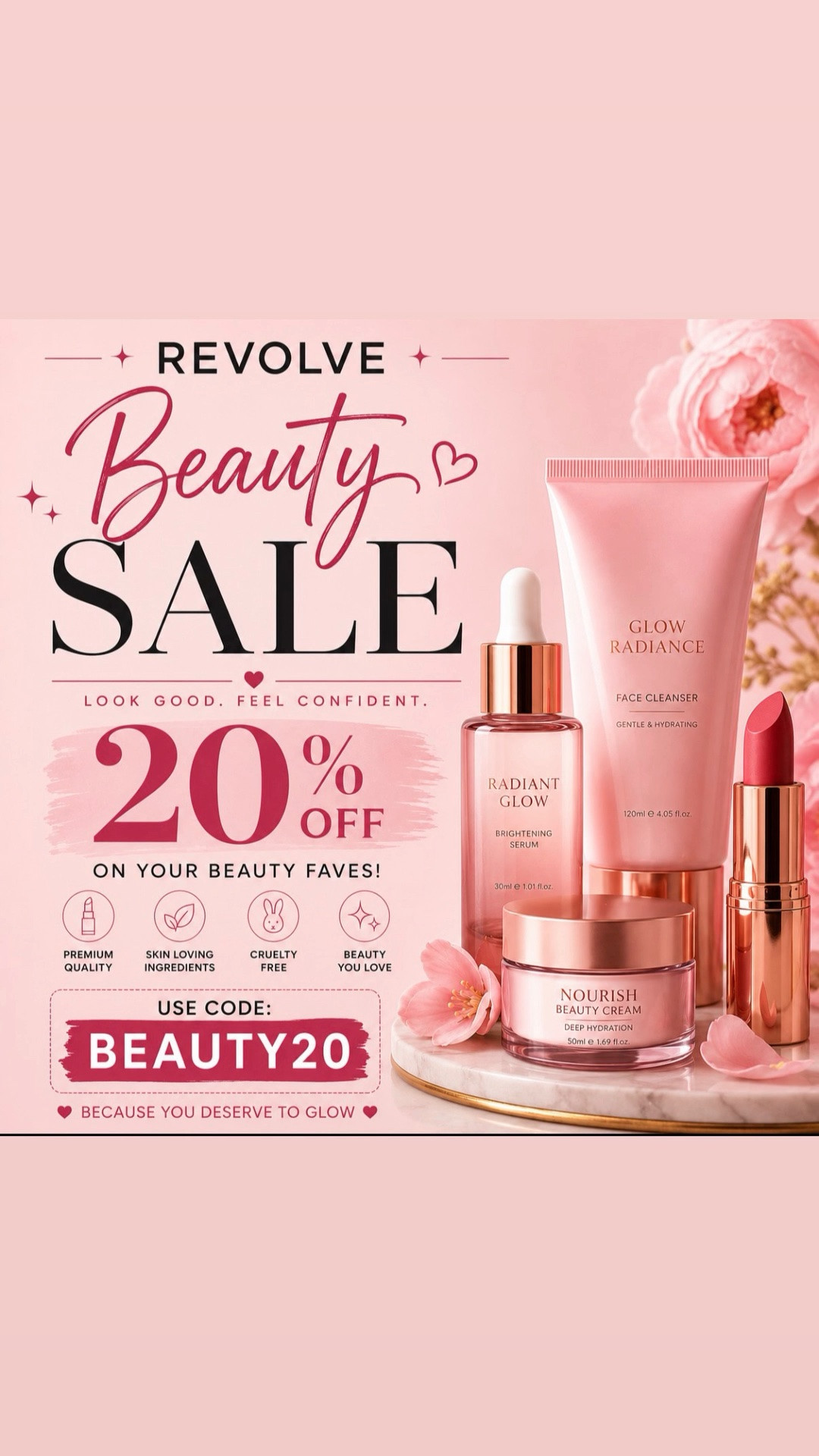 Revolve beauty sale BEAUTY20, don’t miss this opportunity!!!

#LTKselfcare #LTKSaleAlert #LTKBeauty