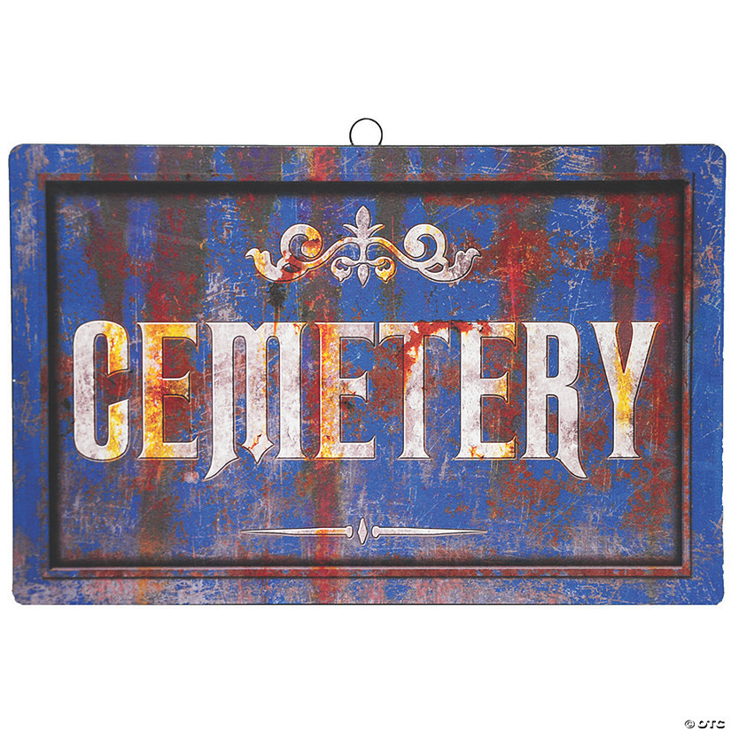 Cemetery Sign Halloween Decoration | Oriental Trading Company