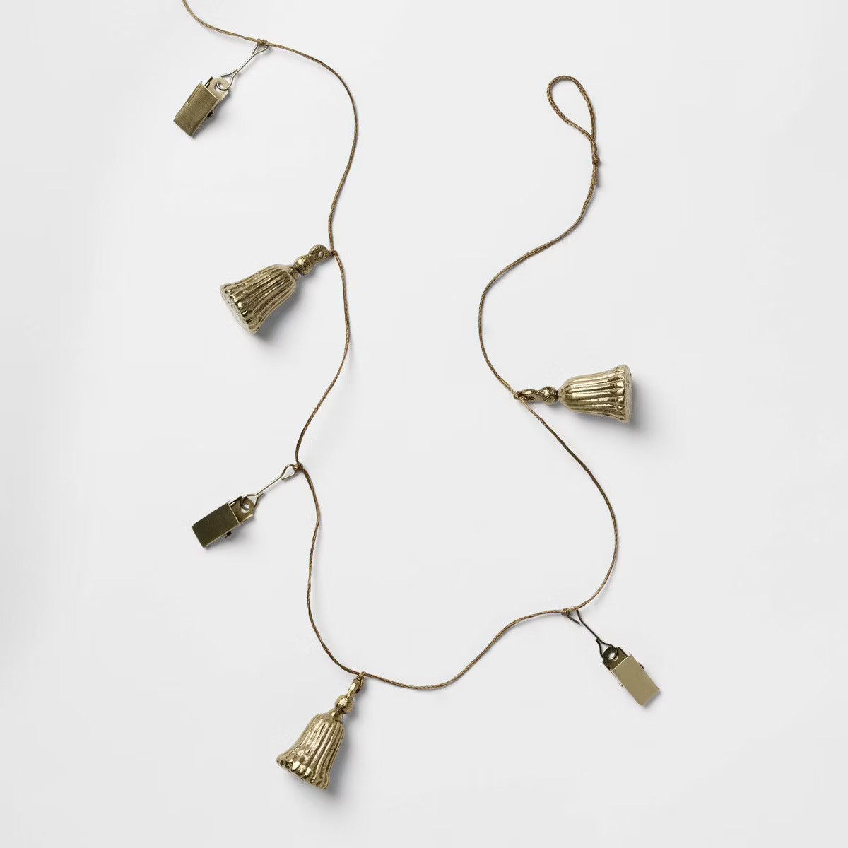 70" Holiday Card Holder Tassel Garland - Threshold™ designed with Studio McGee | Target