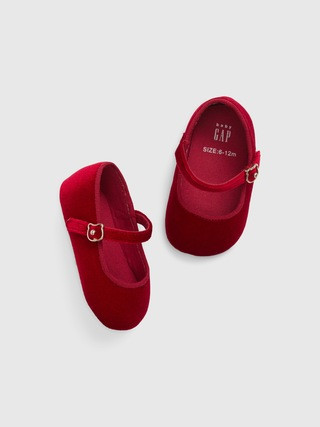 Baby Velvet Mary Jane Flats | Gap (US)