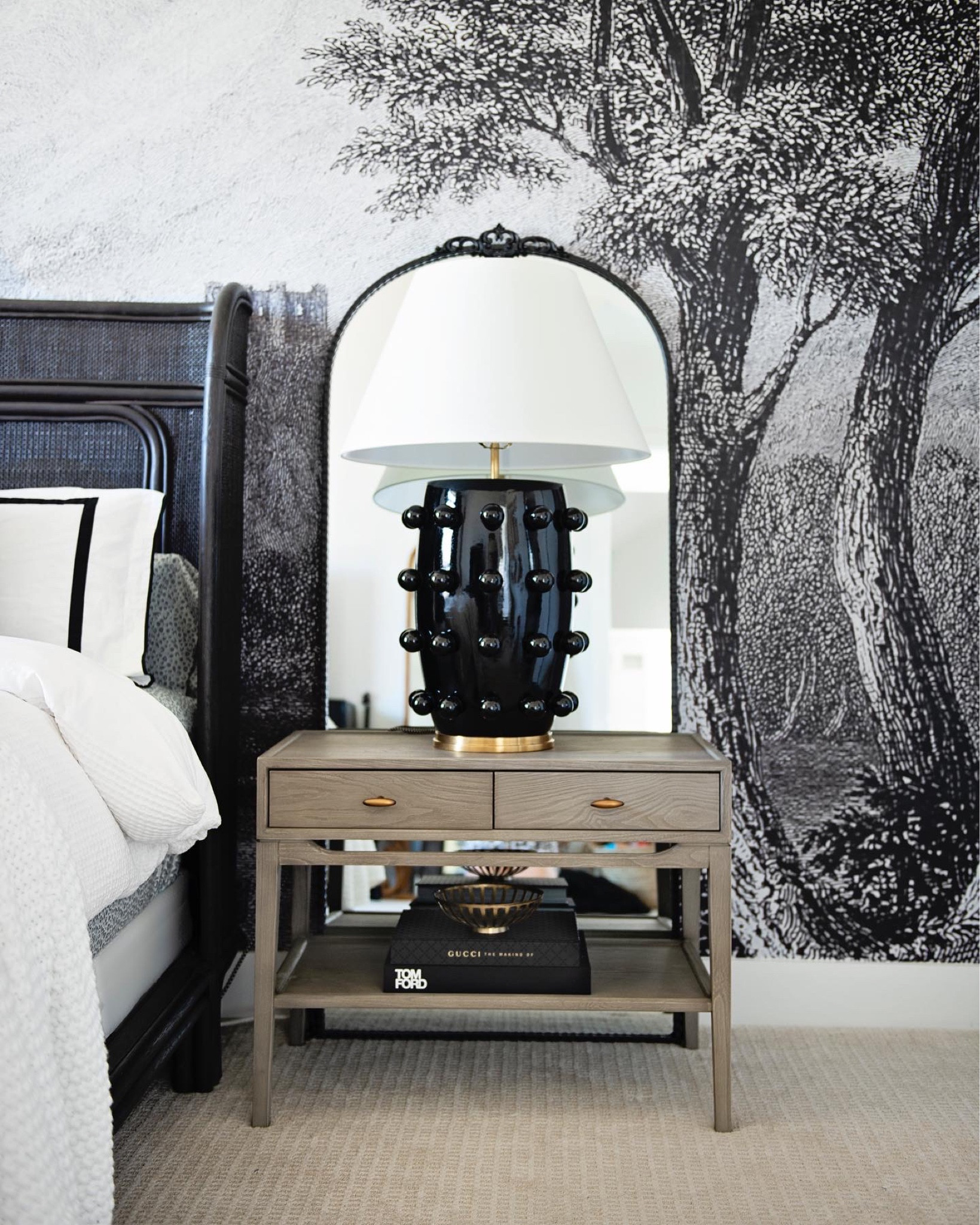 Linked all! This mirror is a great look for less and so pretty! Covers the outlets and the cords behind!

Bedroom, decor, bedroom, furniture, floor mirror, Kirklands, black mirror, ornate mirror, gleaming, Primrose mirror, Anthropologie, table, lamp, designer, home, light, wood, nightstand, black bed, cane, bed, modern, transitional 

#LTKSeasonal #LTKstyletip #LTKhome
