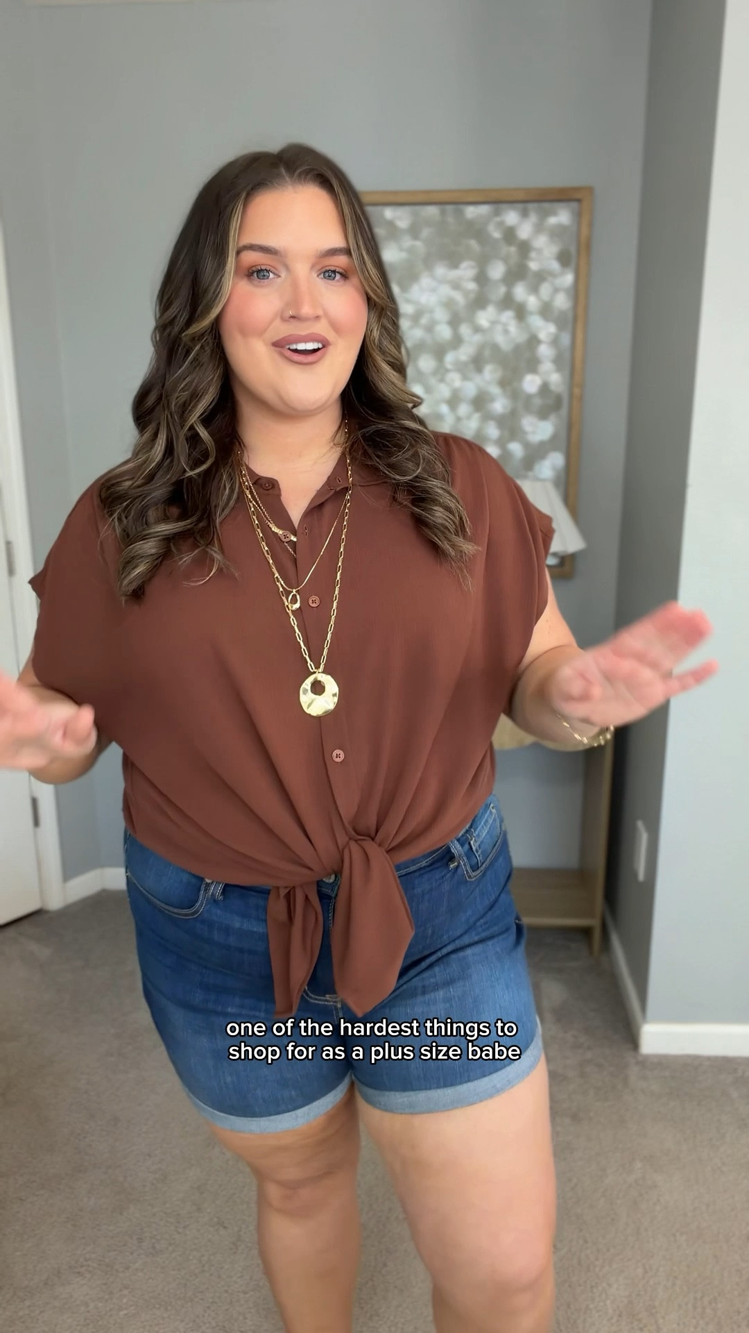 The struggle of shopping for shorts that fit plus size is real. I wear a size 2 in top and 20 in bottoms. Casual everyday outfit, easy vacation look, jean shorts, button up shirt

#LTKgrwm #LTKPlusSize #LTKootd