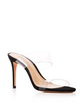 SCHUTZ Women's Ariella Clear Strap High-Heel Slide Sandals Back to results -  Shoes - Bloomingdal... | Bloomingdale's (US)
