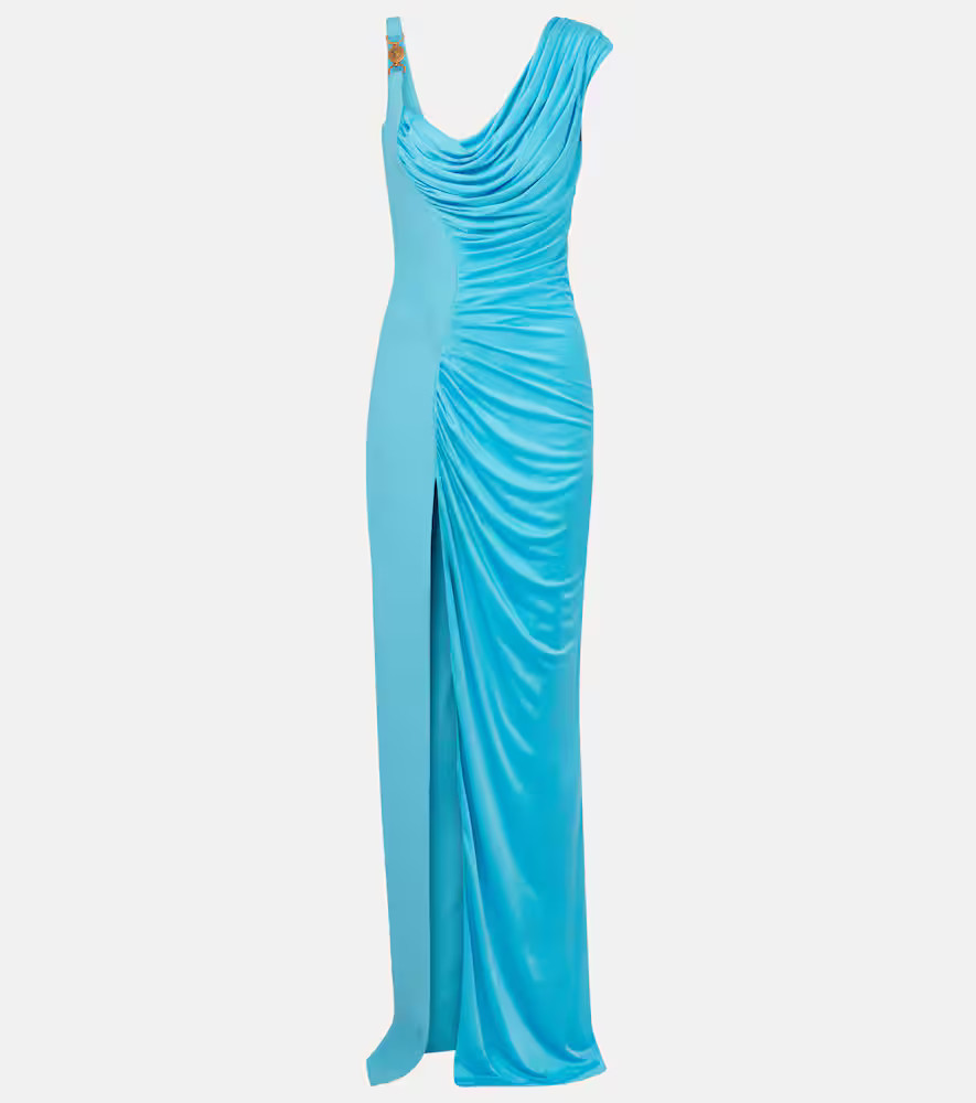 Versace Medusa draped gown | Mytheresa (US/CA)