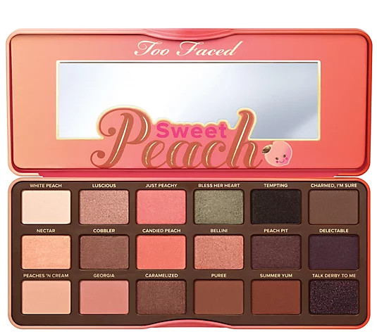Too Faced Sweet Peach Eye Shadow Palette | QVC