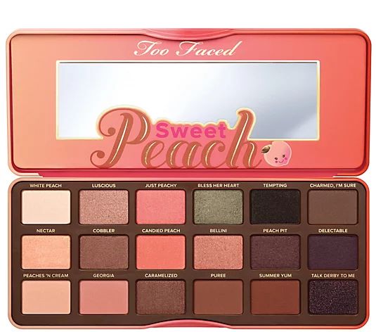 Too Faced Sweet Peach Eye Shadow Palette - QVC.com | QVC